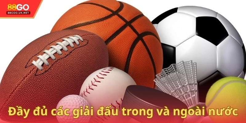 Đầy đủ các giải đấu trên trong và ngoài nước