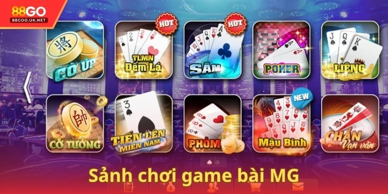 Sảnh chơi game bài MG