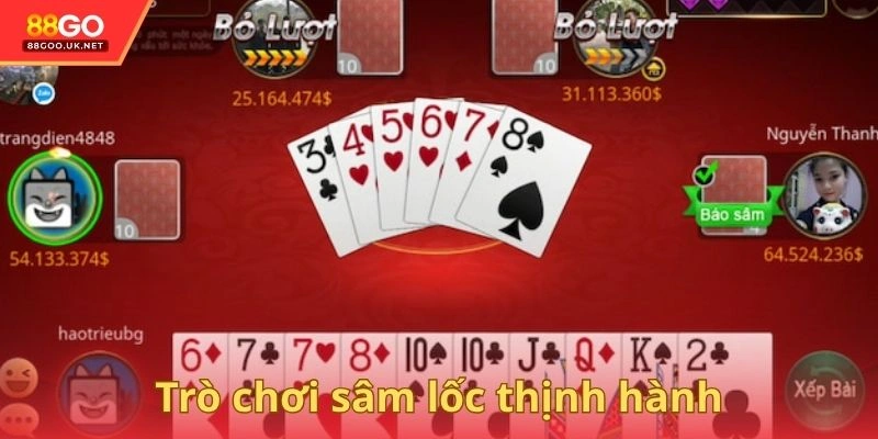 Trò chơi sâm lốc thịnh hành